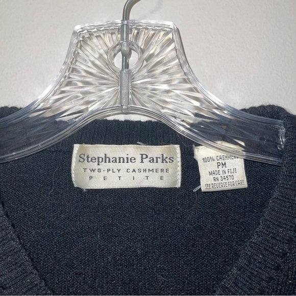 Stephanie Parks Woman 100% Cashmere Woman Sweater Size M - Picture 3 of 3
